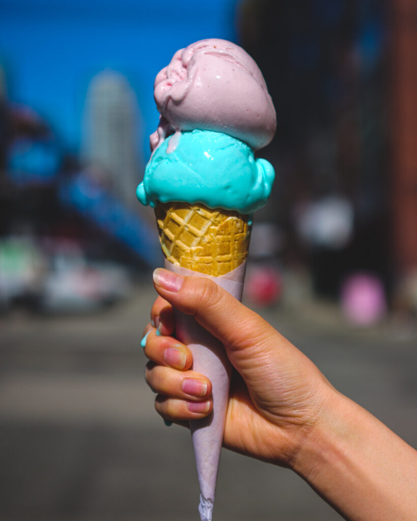 Gelato menu button